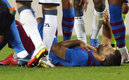 Sergio Agüero sintió que le faltaba el aire. (Foto: REUTERS)