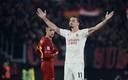 Ibrahimovic anotó el primer gol del Milan ante la Roma (AFP)