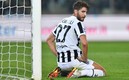 Locatelli tras un gol de Hellas Verona en la Serie A.