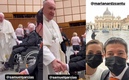 Samuel García acudió al Vaticano a ver al Papa. (Foto: Samuel García)