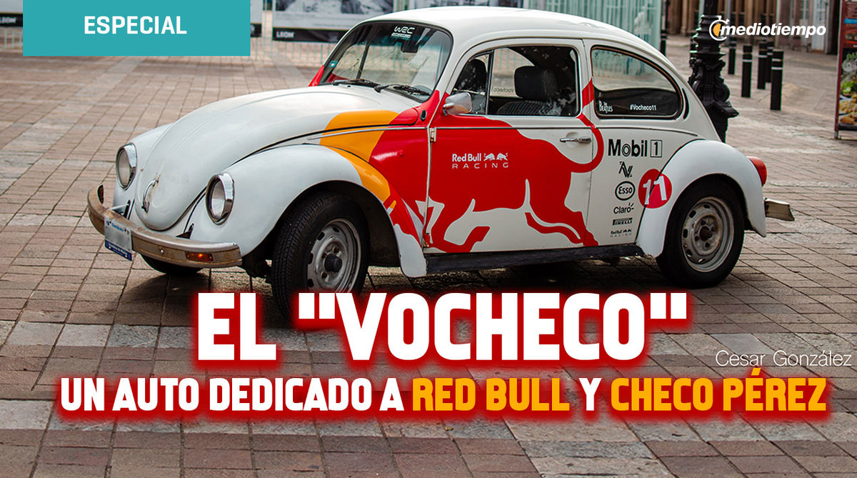 El ‘Vocheco’, el auto de dos fans dedicado a Checo Pérez y Red Bull
