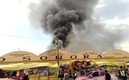 El incendio inició en la área de comidas del Mercado de Sonora.