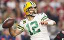 Aaron Rodgers dio positivo a COVID-19 y no estará en el juego ante Chiefs  (AFP)