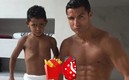 Cristiano Ronaldo odia la comida chatarra, más si sus hijos la comen. (Foto: @Cristiano)
