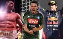 Napoli mandó mensaje para a Canelo, Chucky y Checo, los 'atletas mexicanos más destacados' (Foto: AFP)