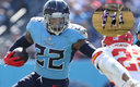 Derrick Henry, corredor de Tennessee Titans en la NFL. (AFP)
