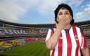 Carmen Salinas se lució en un juegazo en el Estadio Azteca. (Foto: Mexsport)