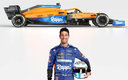 Daniel Ricciardo, piloto de McLaren, luciendo el logo de Rappi. (Cortesía de Rappi)
