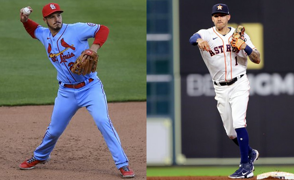 Nolan Arenado y Carlos Correa ganan Guante Platino 2021