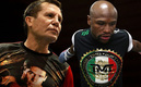 Chávez y Mayweather tuvieron picante cruce.