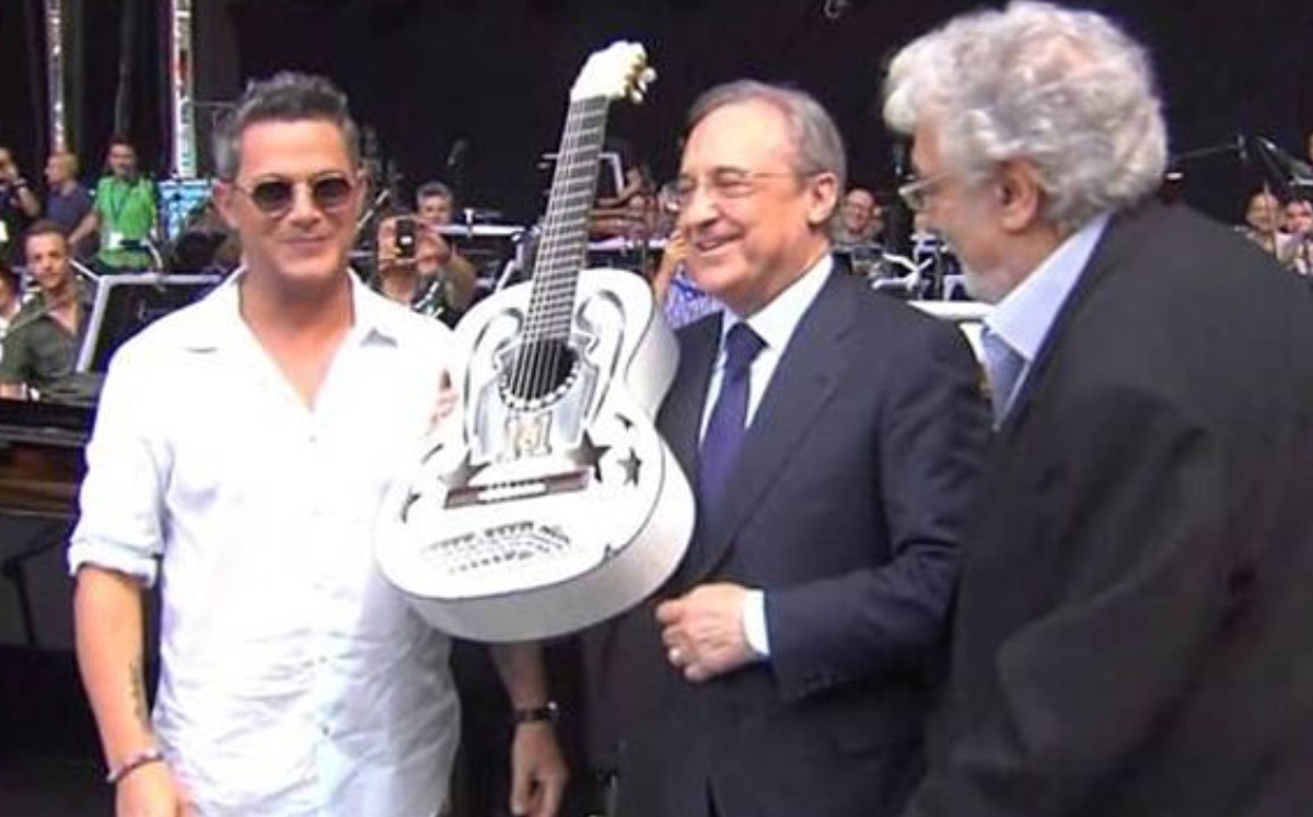 Alejandro Sanz confesó que es muy fiel a los colores del Real Madrid. (Foto: Real Madrid)
