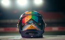 El casco que lució Hamilton en Qatar. (FOTO: @MercedesAMGF1 )