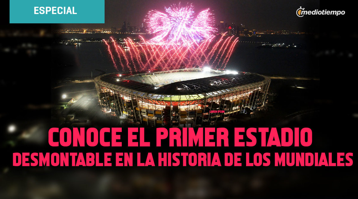 Conoce el Estadio 974, el primer estadio desmontable en la historia de los Mundiales