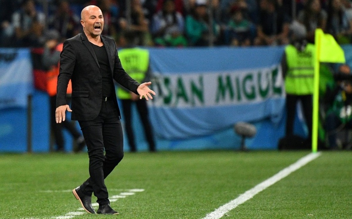 Sammpaoli, siempre pasional. Foto: AFP
