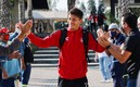 Edyairth Ortega fue de los jugadores que fueron vitoreados por los trabajadores del club. FOTO: Atlas.