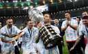 Messi festeja el título de la Copa América. (FOTO: Reuters)