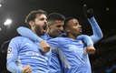 Gabriel Jesus definió el partido para los locales. (AFP)