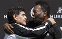 Pelé recordó a Maradona en su aniversario luctuoso. (FOTO: AFP)