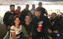 Los Caligaris visitaron el Olímpico Universitario para apoyar a Pumas (Foto Twitter Pumas)