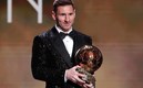 Lionel Messi en la gala del Balón de Oro 2021. (AFP)