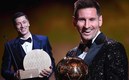 Lionel Messi superó a Lewandowski para recibir su séptimo Balón de Oro. (Reuters)