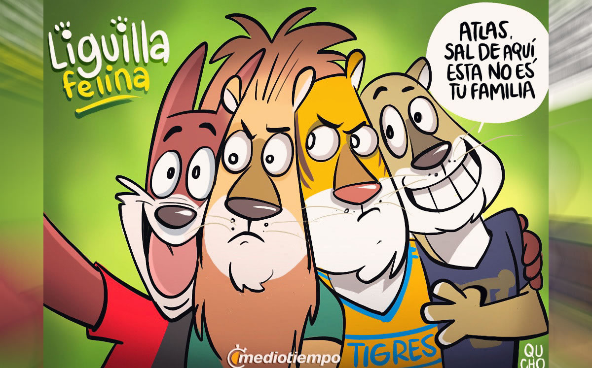 ¡Atlas, sal de ahí, esa no es tu familia!