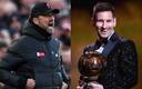 Jurgen Klopp cuestionó que Messi ganara el Balón de Oro (AFP)