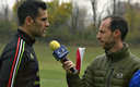 Mauricio Ymay en Televisa Deportes entrevistando a Rafa Márquez. (Imago7)