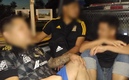 Tres aficionados de Tigres fueron exhibidos en las redes sociales por su detención. (Foto: Seguridad_León)