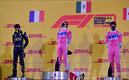 Checo Pérez lloró al escuchar el Himno de México. (Foto: AFP)