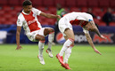 Ajax goleó sin contratiempos a Sporting Lisboa. (Foto: AFP)