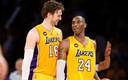 Pau Gasol y Kobe Bryant coincidieron en Los Ángeles Lakers (Reuters)