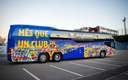 El nuevo autobús del Barça cuenta con un diseño muy original (Twitter @FCBarcelona_es)