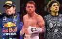 Checo, Canelo y Ochoa fueron del interés de los usuarios de redes sociales en 2021 (Imago7 | AFP)