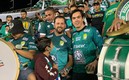 Nacho González disfruta con la afición de La Fiera. FOTO: @enelareaoficial