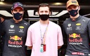 El actor que da vida a Spider-Man conoció a Chco Pérez y Max Verstappen. (Foto: Red Bull)