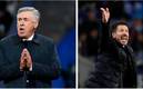 Ancelotti y Simeone se vuelven a ver las caras en un derbi de Madrid (Fotos Reuters)