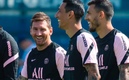 Messi se ha acoplado al PSG con sus nuevos compañeros. (Foto: EFE)