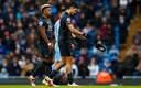 Raúl Jiménez salió expulsado del juego ante el Man City (Reuters)