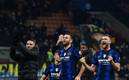 Inter goleó al Cagliari y aprovechó el tropezón del Milan para alcanzar la cima de la Serie A (Foto AFP)