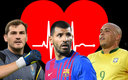 Casillas, Kun Agüero y Ronaldo, cracks que tuvieron que retirarse por enfermedades. (Footy Renders)