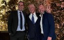 Los comentaristas acudieron a una cena organizada por Ricardo Salinas Pliego (Twitter @GarciaPosti)