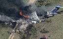 21 pasajeros estaban a bordo del avión, sin embargo ninguno perdió la vida tras el impacto. (Foto: Especial)