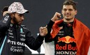 Max Verstappen derrotó en esta temporada a Lewis Hamilton. FOTOS: AFP.