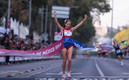 La ganadora del Medio Maratón de la CDMX. (FOTO: @21KCDMX)