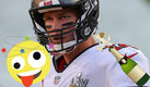 Tom Brady festejó el Super Bowl con sus compañeros este miércoles en Tampa. (AFP)
