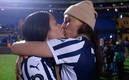 Janelly Farías estuvo con su pareja Rebeca Bernal en los festejos de Rayadas (Foto Liga MX Femenil)