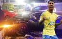 El jugador de Las Palmas aclaró que el auto es suyo, más no lo conducía. (Foto: Especial / @VieraJonathan)