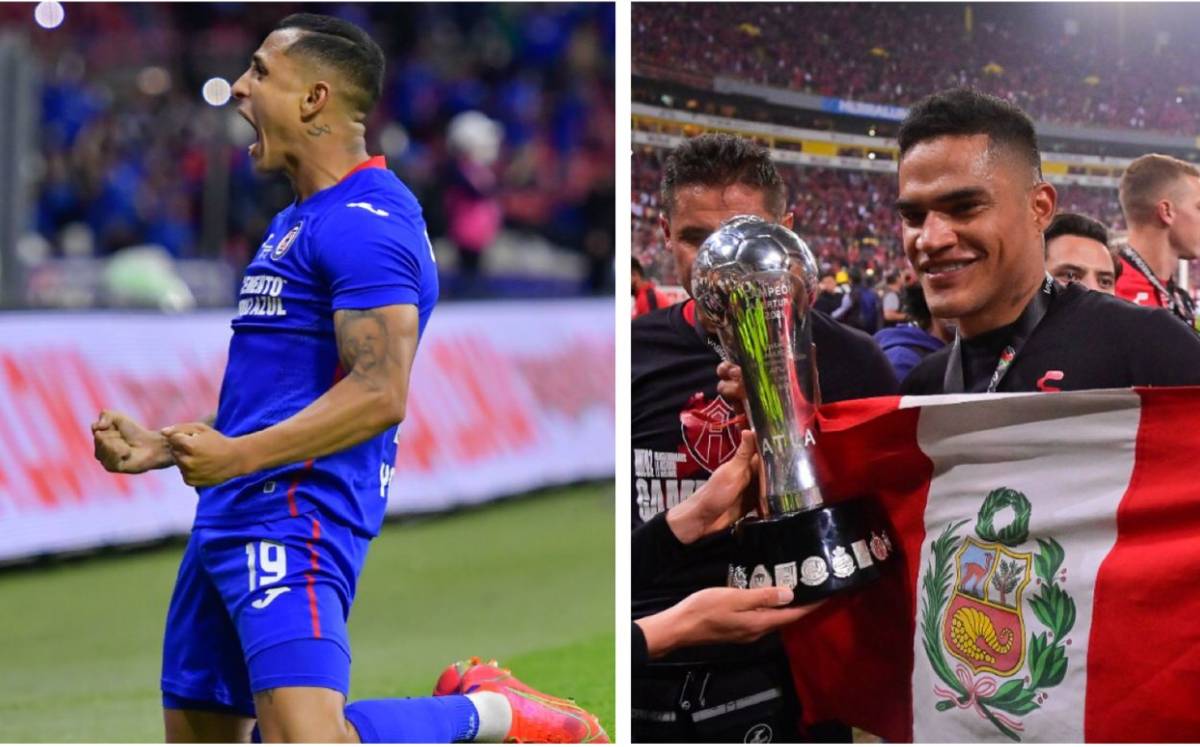 El aficionado peruano que tiene los jerseys de los campeonatos de Yotún y Santamaría con Cruz Azul y Atlas (Foto Imago)