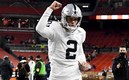 Daniel Carlson, pateador de Raiders que les dio el triunfo ante Cleveland. (AFP)